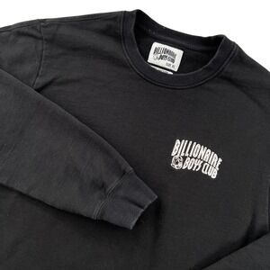 Billionaire Boys Club Mens XL Black Crewneck Sweatshirt Small Arch Logo Pullover